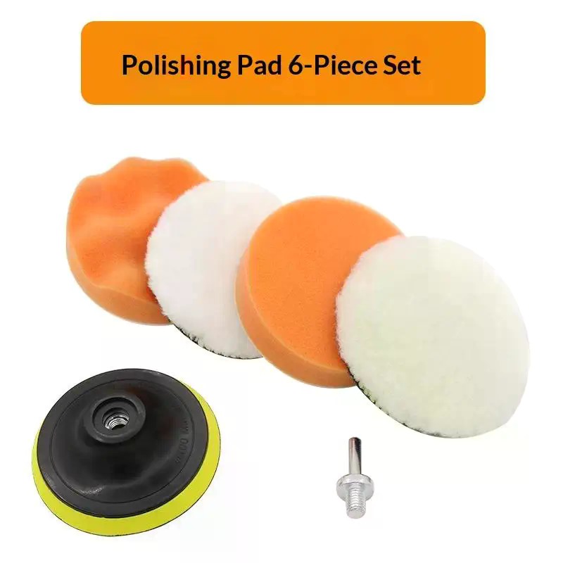 Polish Pad Set Buffer - 6 Stuks Foam Pad Buffer Kit