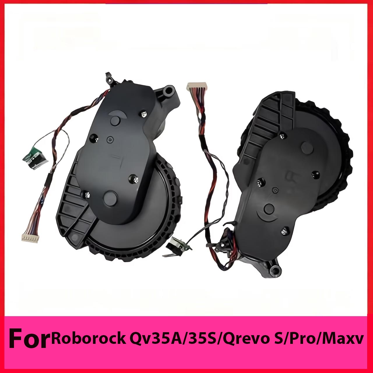 Wheel Cleaner Alloy - Vervangend aandrijfwiel voor Roborock Qv35A/35S/Qrevo S/Pro/Maxv