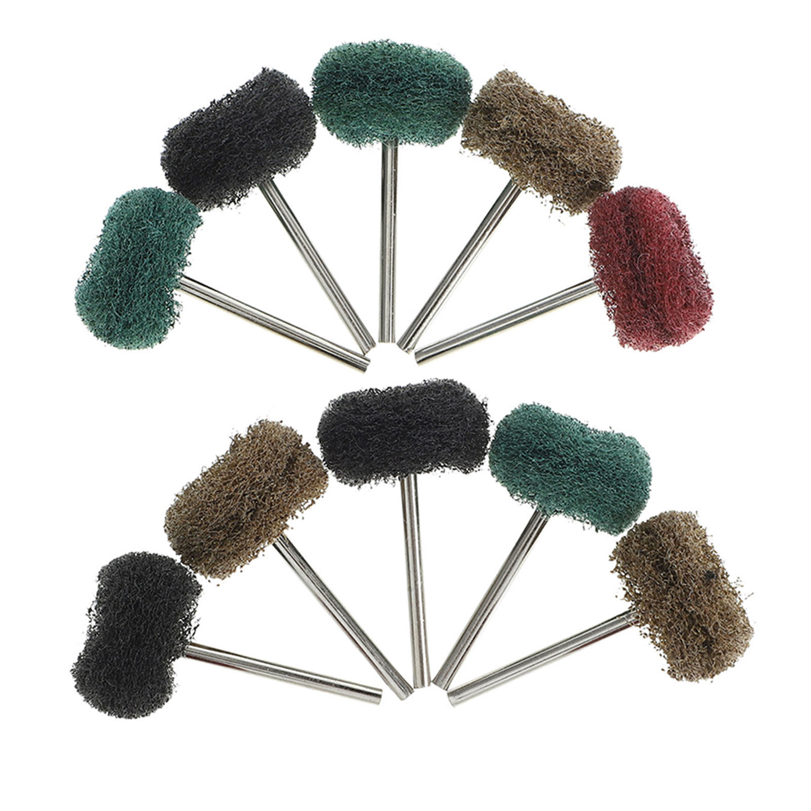 Polish Pad Set Buffer - 24-delige nylonvezel polijstwielen booraccessoire, vezel schuurspons,