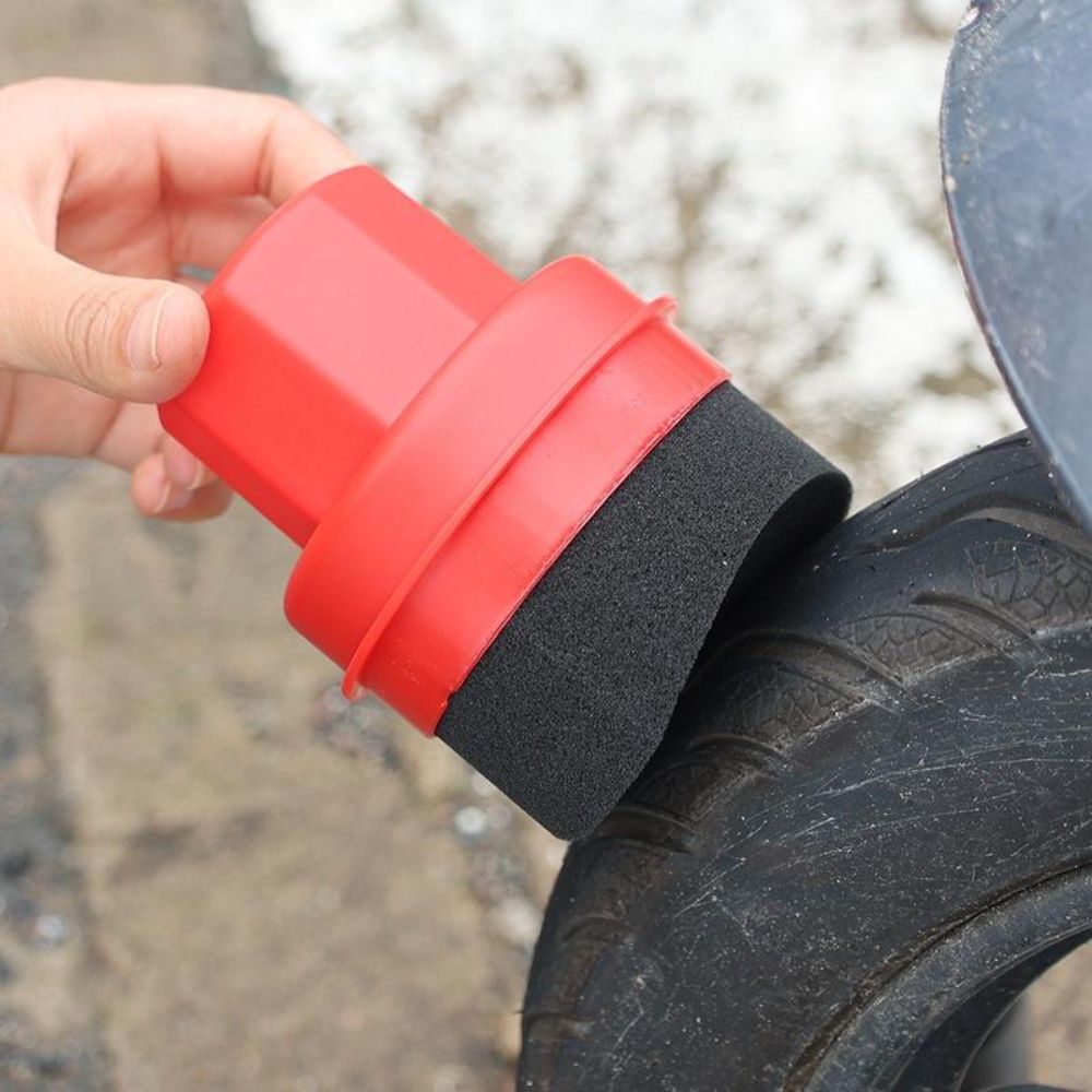 Gebogen bandenpoets spons met  - Wax Applicator Pad recensie en prijs